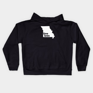 Missouri - Live Love Missouri Kids Hoodie